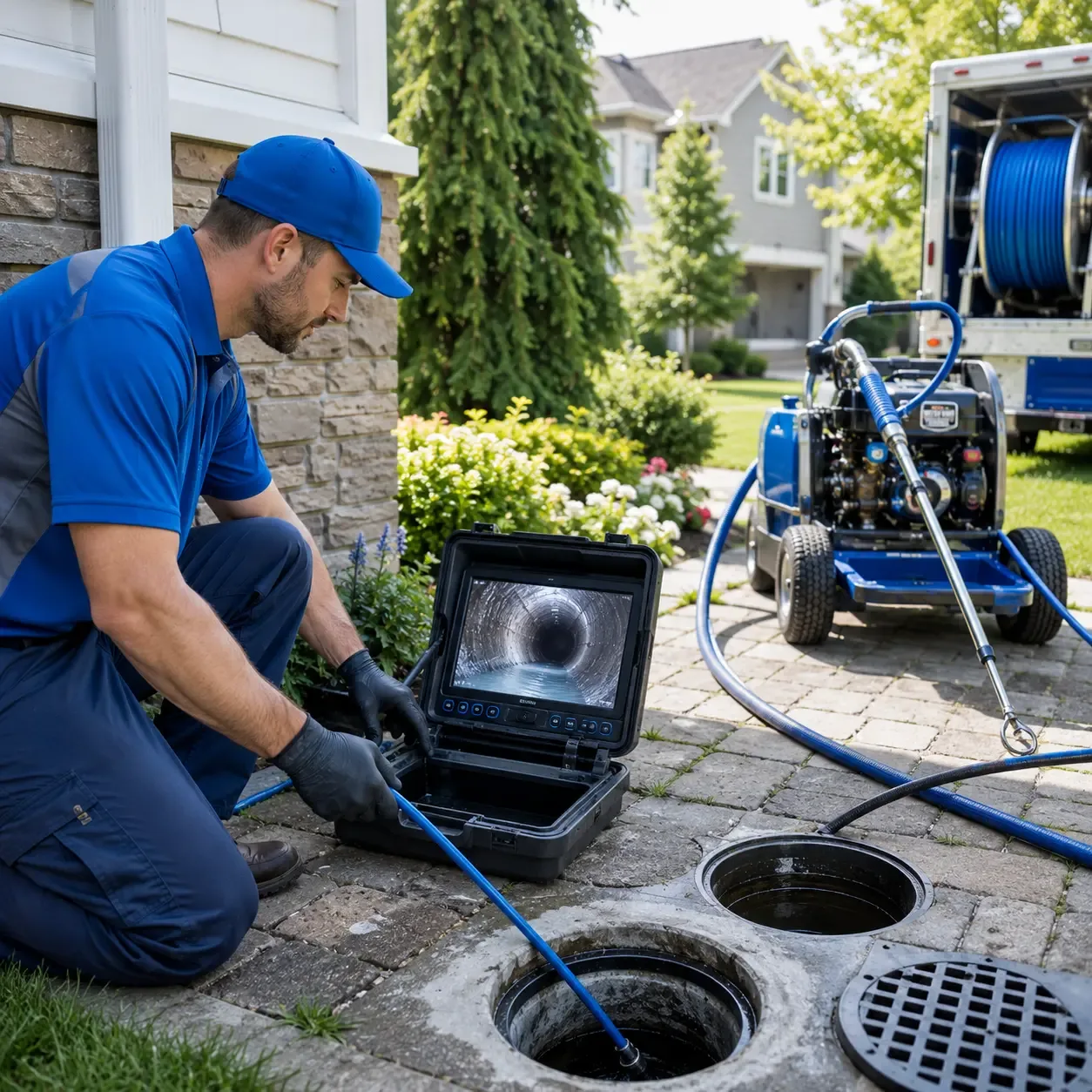 Outdoor drain cleaning professionals serving Cordova, NC